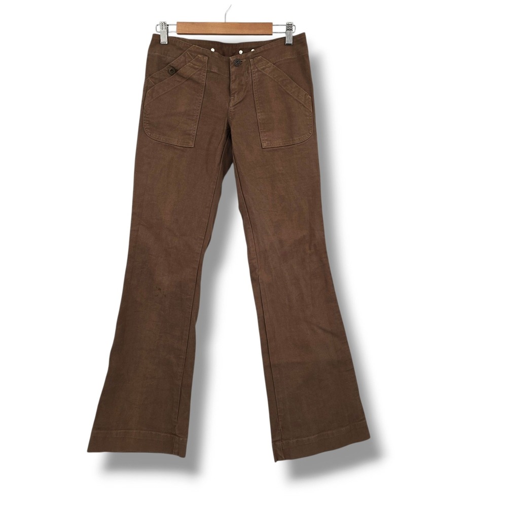 Citizens of Humanity Womens Jerome Dahan Brown Flare Utility Pants Size 29